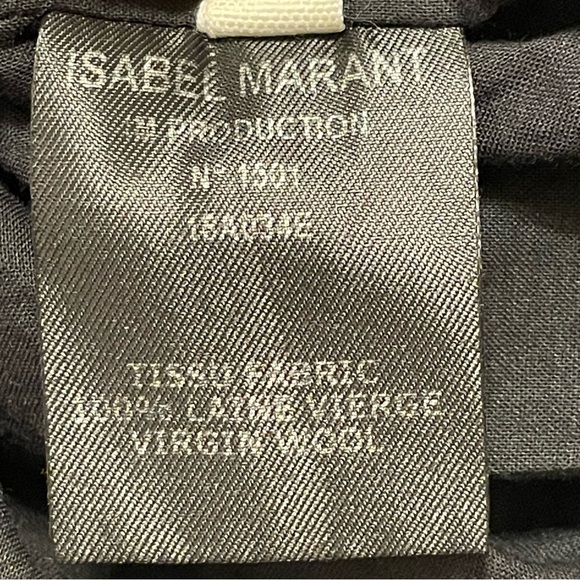 ISABEL MARANT ETOILE Oria Mini Dress in Black - Picture 9 of 10